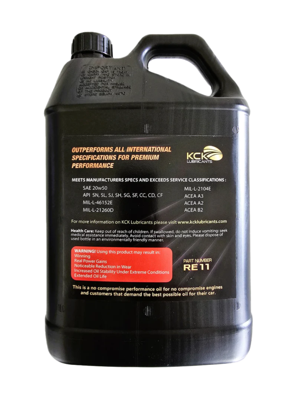20w50 Performance Mineral Engine Oil - RE11 - Image 3
